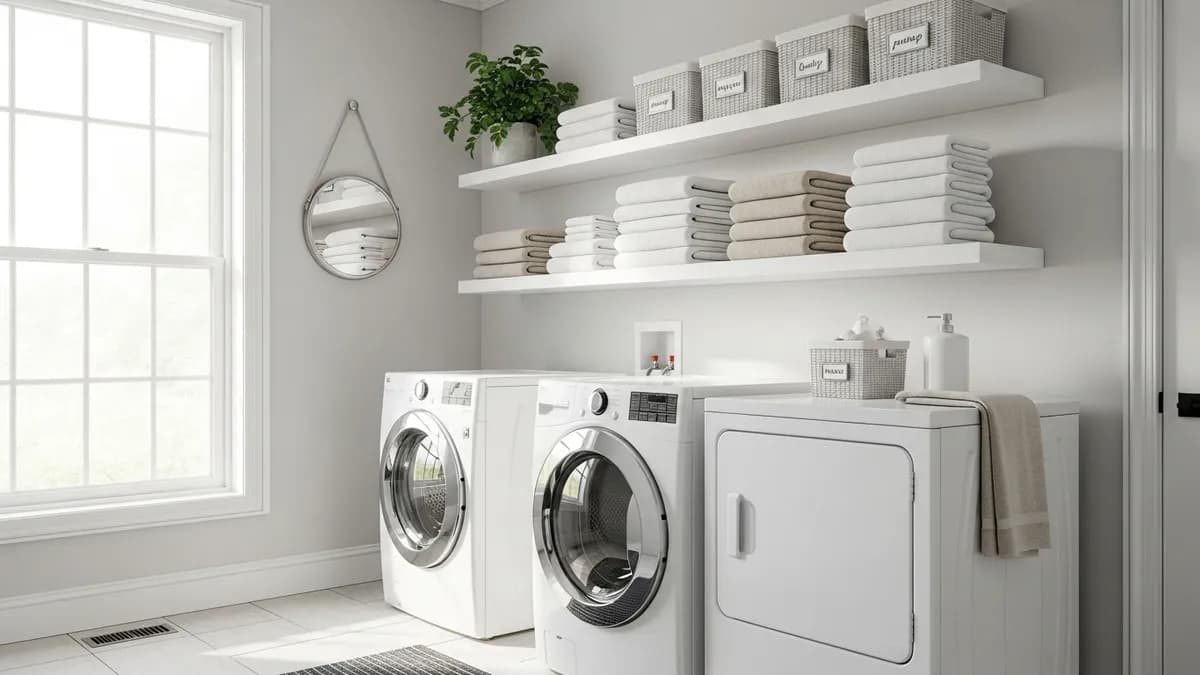 Small Laundry Room Organization: 20+ Smart Tips to Transform Your Compact Space in 2026