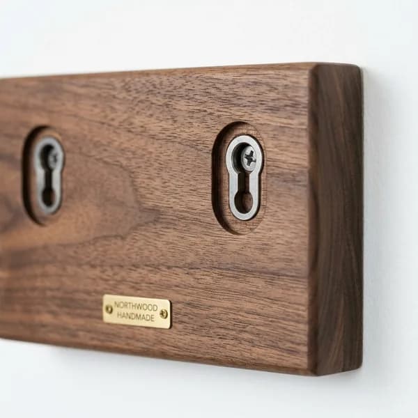 In-use view: Magnetic Wall Key Holder for home organizers and home decor from Sesoris