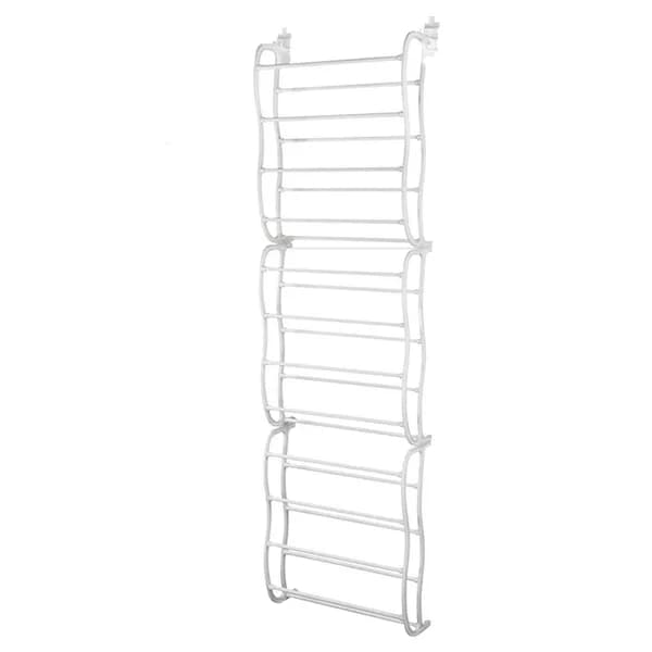 Main product photo: Over-the-Door Shoe Rack, 12 Tiers, 36 Pairs, White for home organizers and home decor from Sesoris