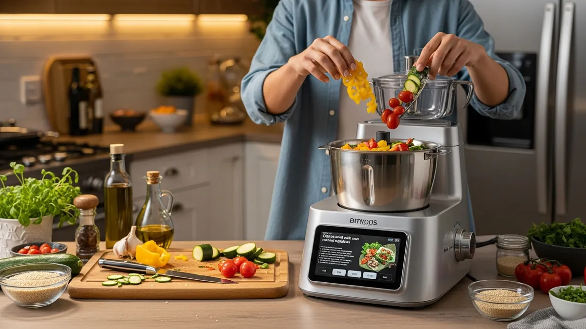 Efficient cooking with multi-functional kitchen appliances