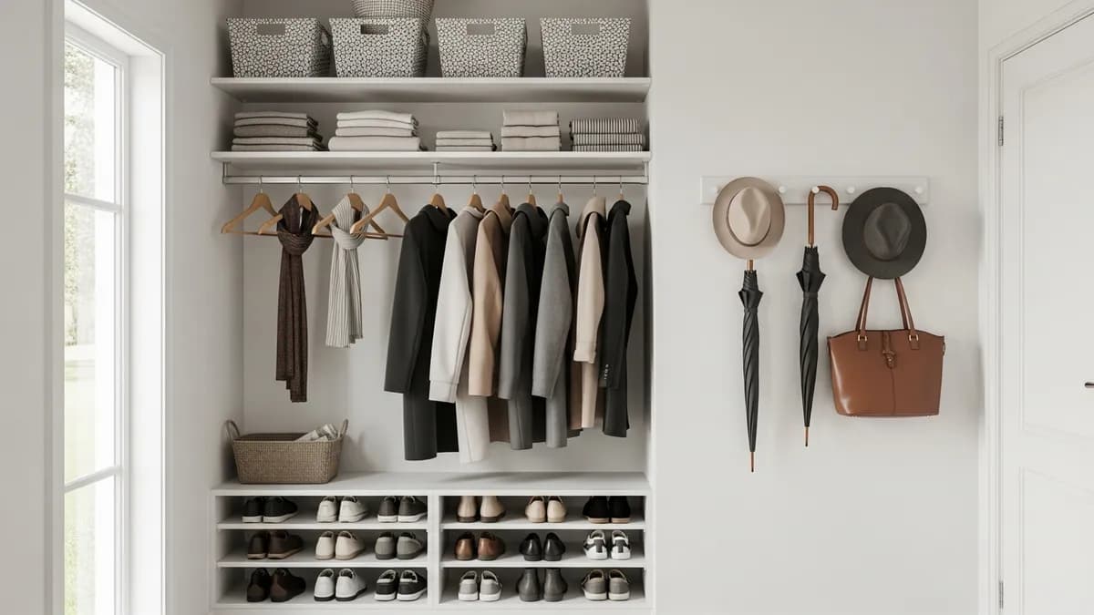 30+ Creative Coat Closet Organization Ideas to Transform Your Storage Space in 2026