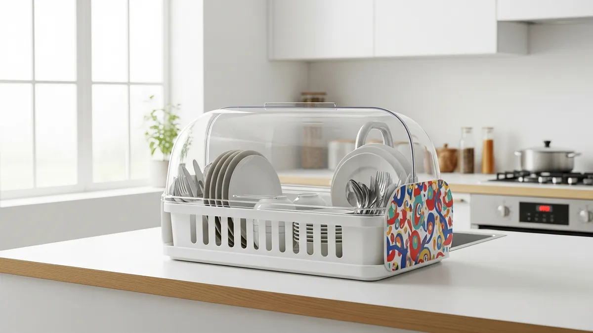 Covered Plastic Dish Racks: Hygienic & Affordable Kitchen Storage