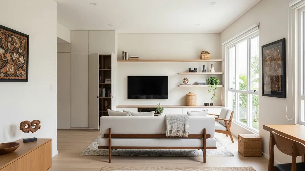 3-Bedroom Minimalist House Design: Efficient Layout for Families
