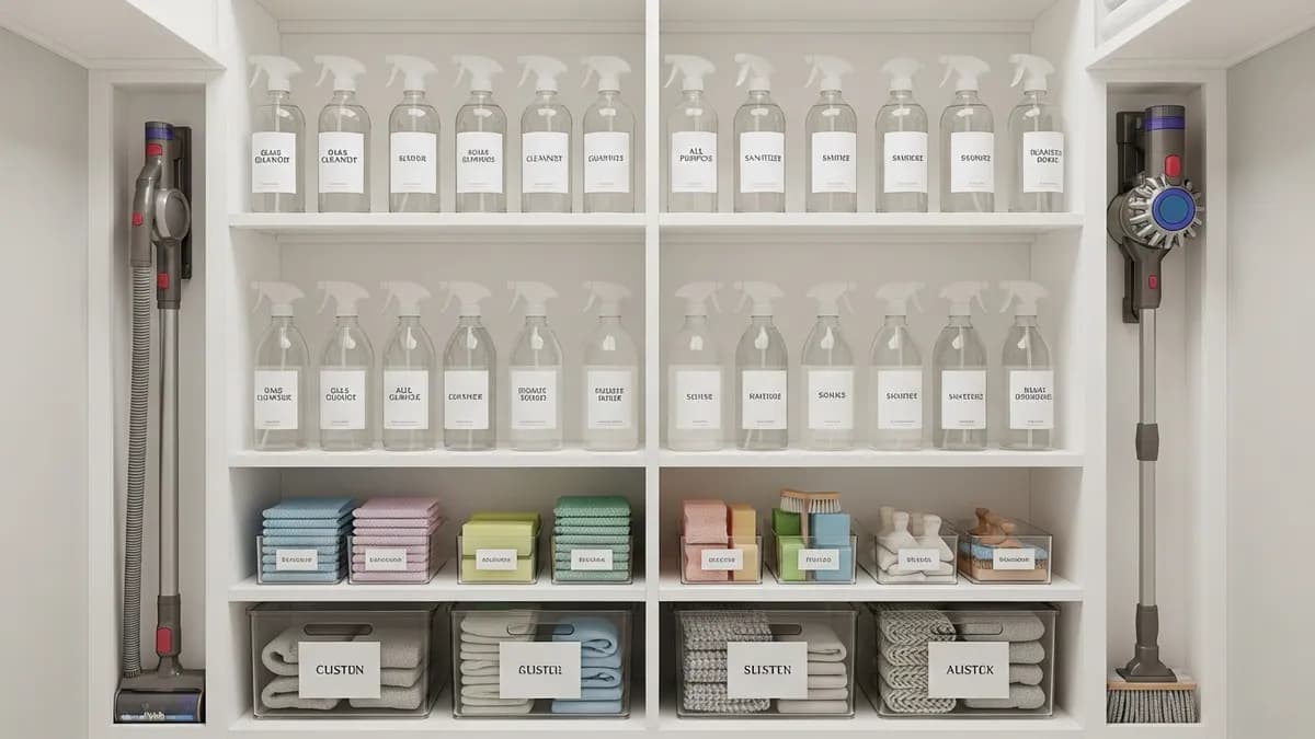 Essential Cleaning Supplies Organization: Transform Your Home Storage System in 2026