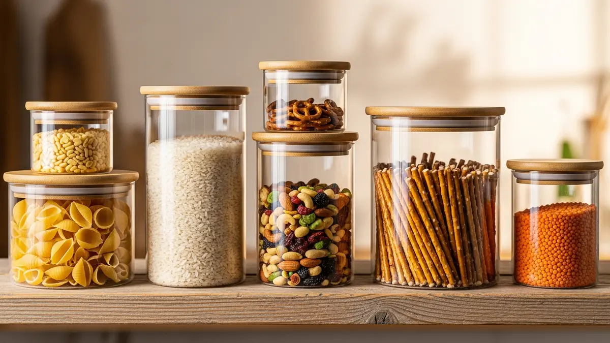 Glass food storage containers with lid for long-lasting food freshness