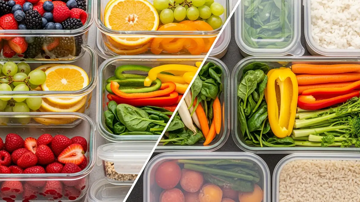 Benefits of using glass containers with glass lids for food storage vs plastic