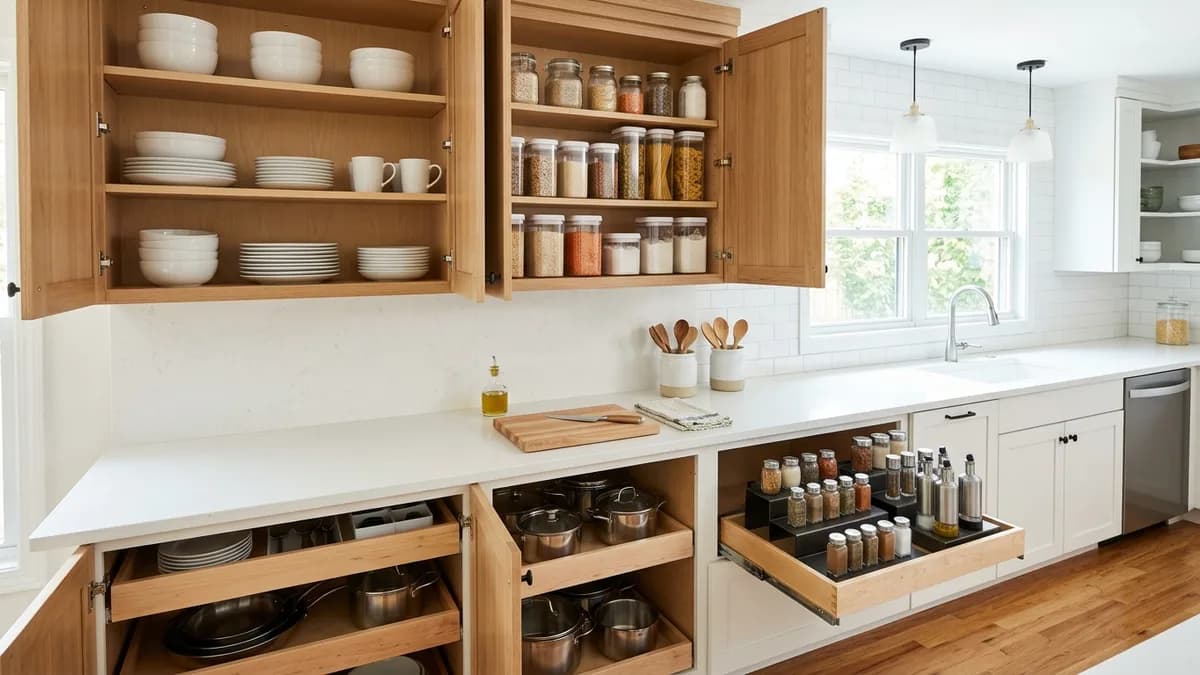 20+ Creative Kitchen Cabinet Organizer Ideas to Transform Your Cooking Space in 2026