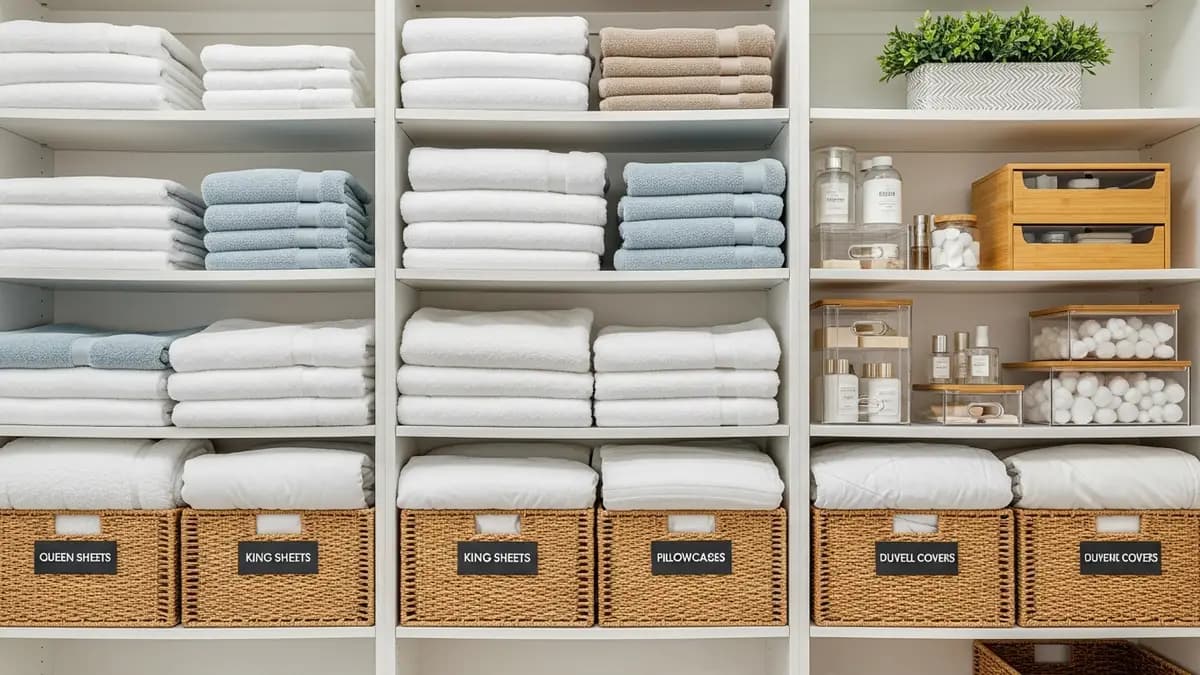 Linen Closet Organization Ideas: 25 Smart Ways to Transform Your Storage Space in 2026