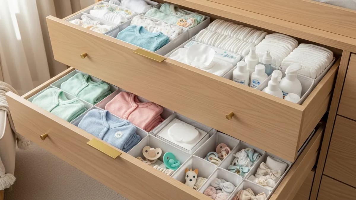 Nursery Dresser Drawer Organization: Complete Guide to Perfect Baby Storage in 2026