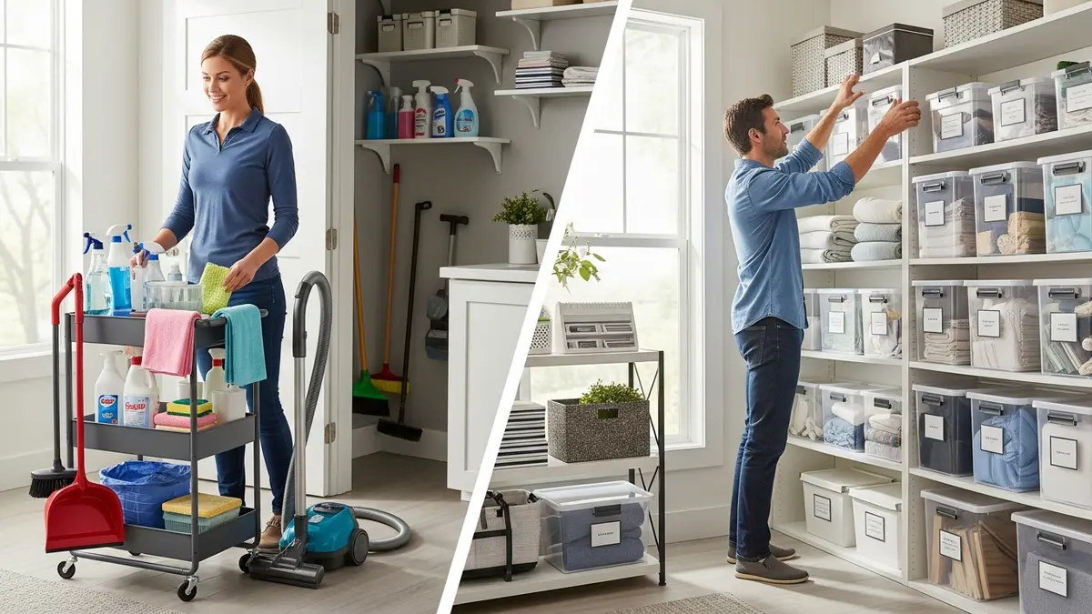 Organization and Cleaning Services vs DIY: Complete Guide to Home Organization Solutions in 2026