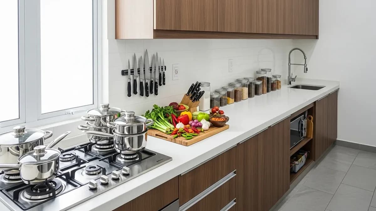 Kitchen Knife Organizer: Safe Storage for Knives and Cutting Boards