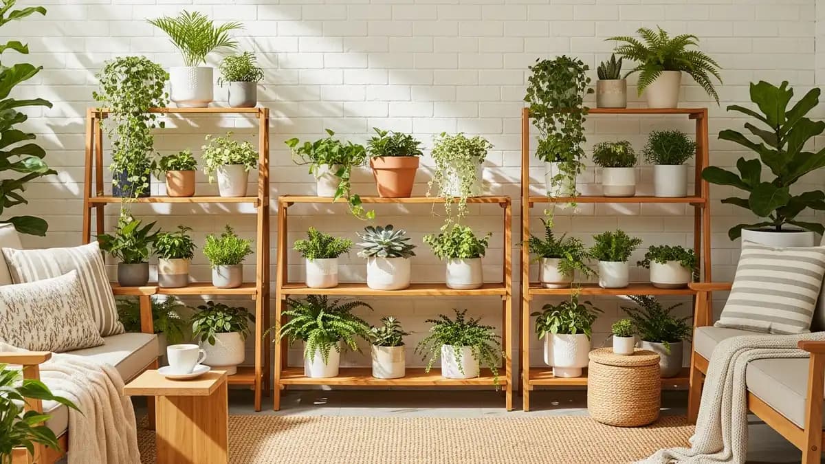 20+ Best Outdoor Plant Shelf Ideas to Elevate Your Patio & Garden in 2026