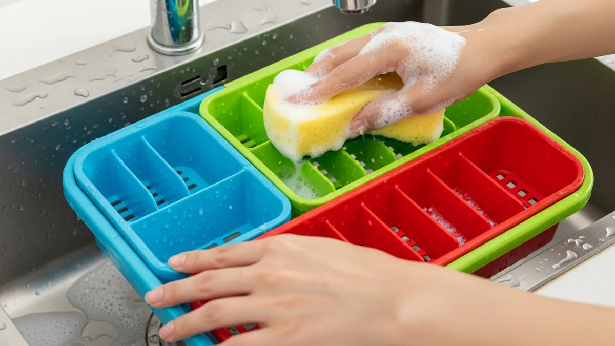 Proper maintenance and cleaning of plastic dish rack