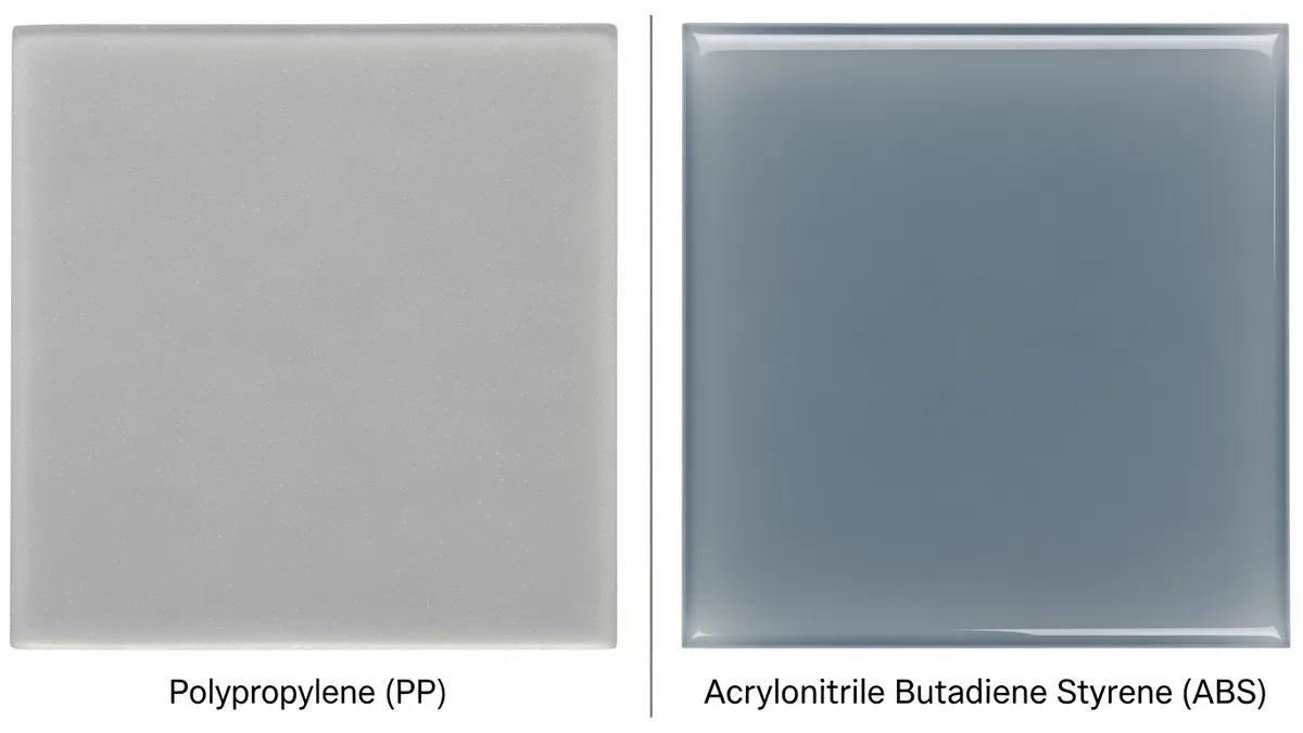 PP vs ABS plastic materials comparison for dish racks