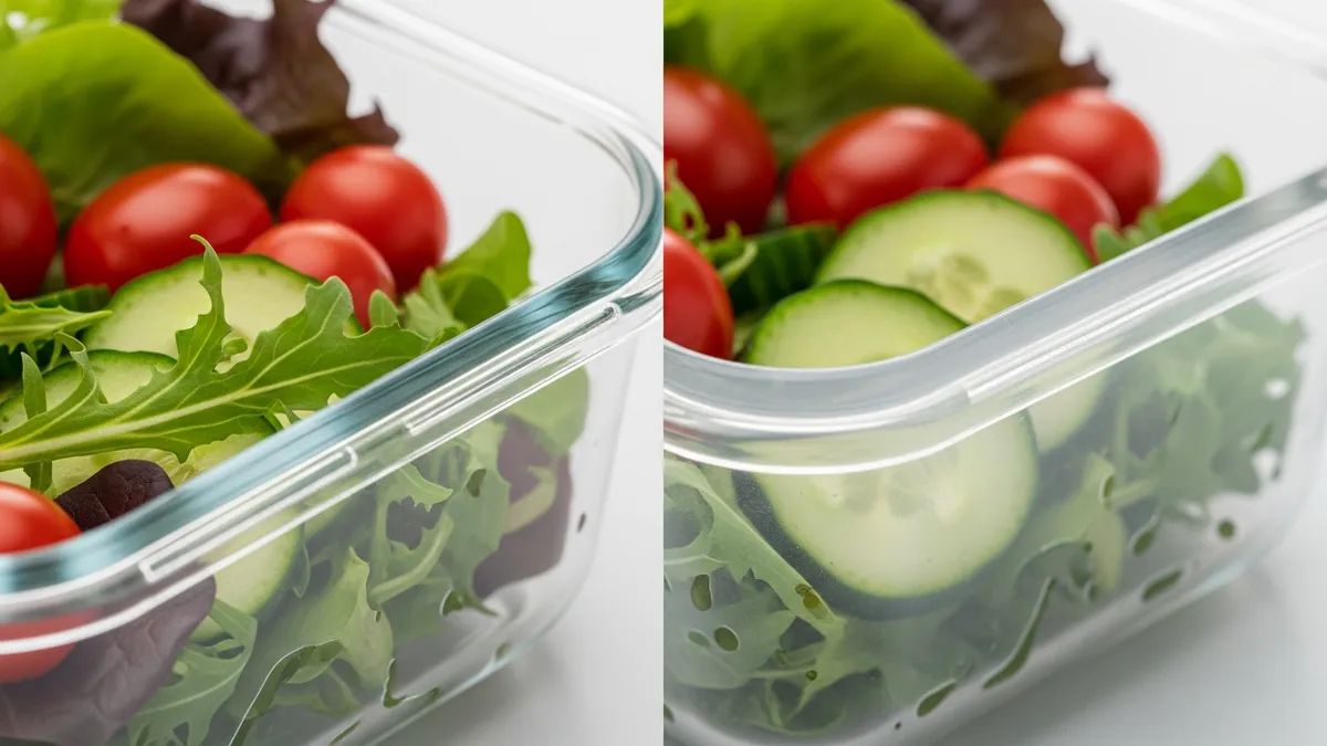 Benefits comparison of pyrex glass food storage containers versus plastic containers