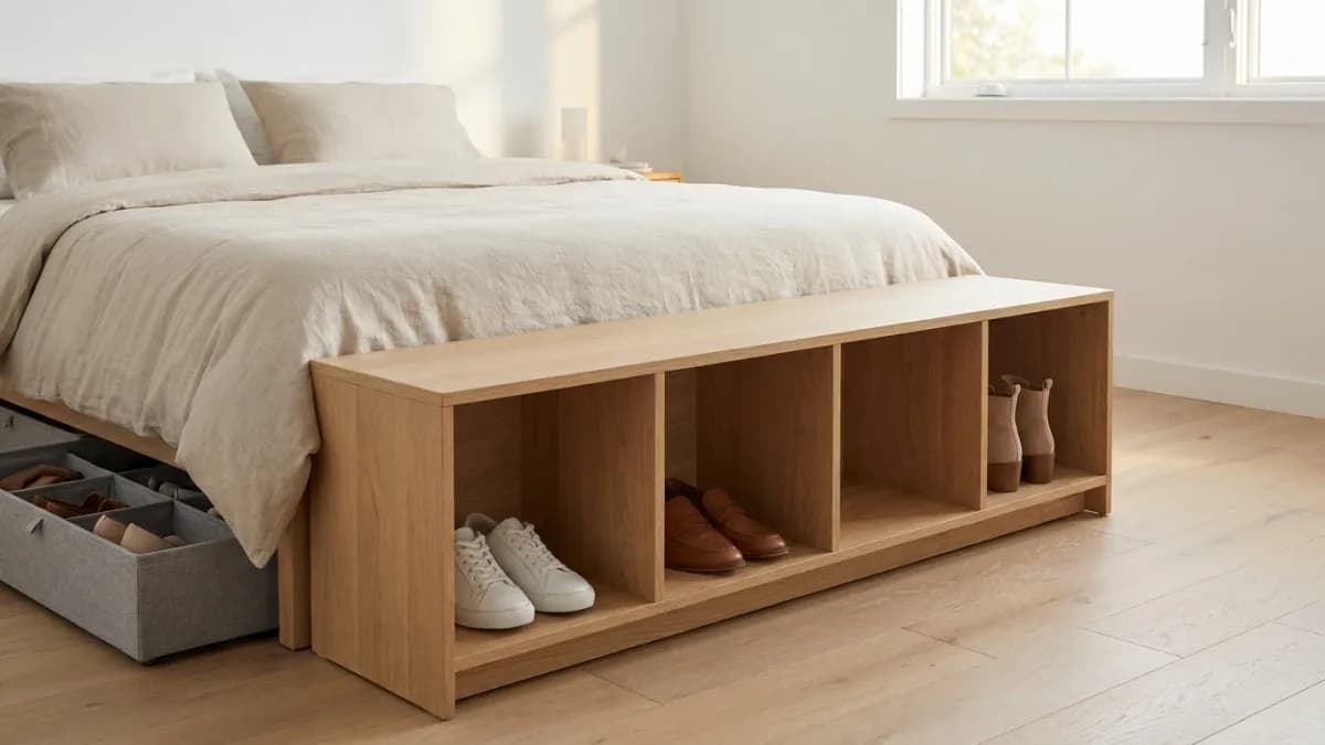 Shoe Storage Ideas for Bedroom Spaces Without the Clutter