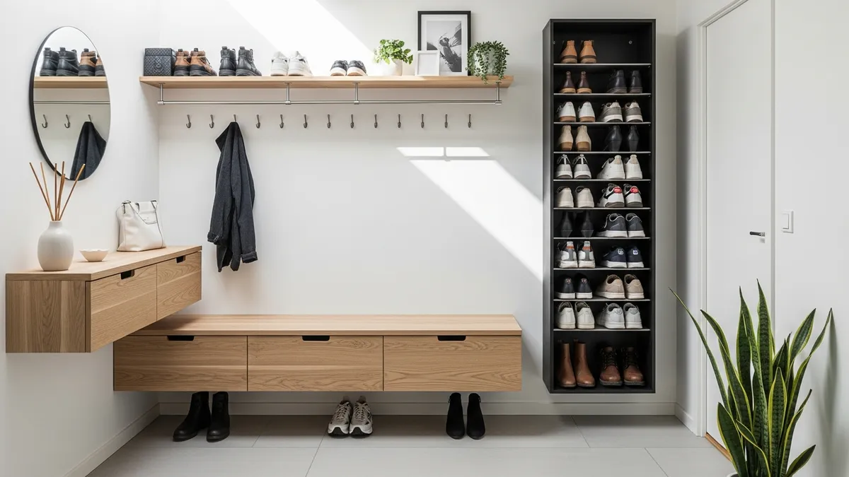 15 Brilliant Shoe Storage Ideas Small Space: Transform Your Entryway in 2026