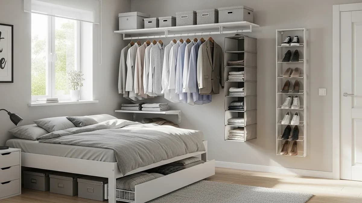 35+ Brilliant Small Space Clothing Storage Ideas to Maximize Your Wardrobe in 2026