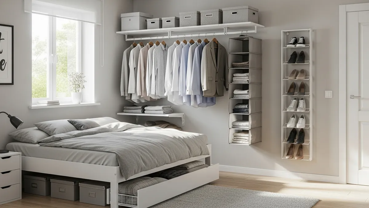 35+ Brilliant Small Space Clothing Storage Ideas to Maximize Your Wardrobe in 2026