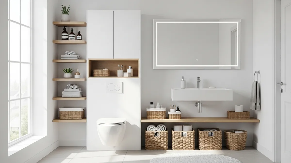 25+ Brilliant Small Space Storage Ideas Bathroom: Maximize Every Inch in 2026