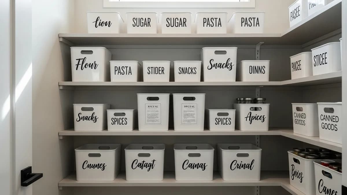 Storage Bin Labels: The Complete 2026 Guide to a Perfectly Organized Home
