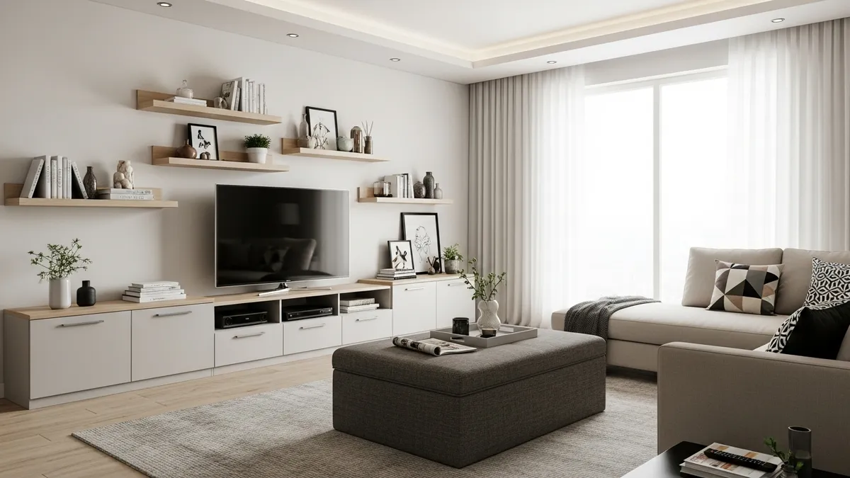 25 Smart Storage Ideas for the Living Room: Transform Your Space in 2026