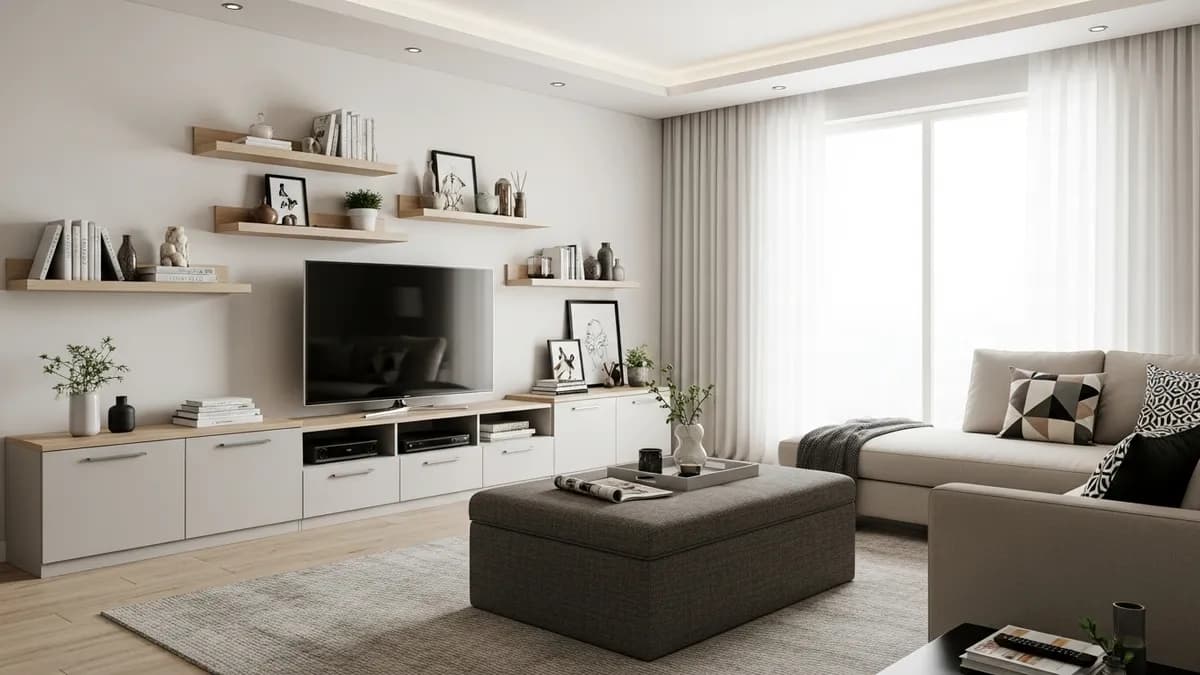 25 Smart Storage Ideas for the Living Room: Transform Your Space in 2026