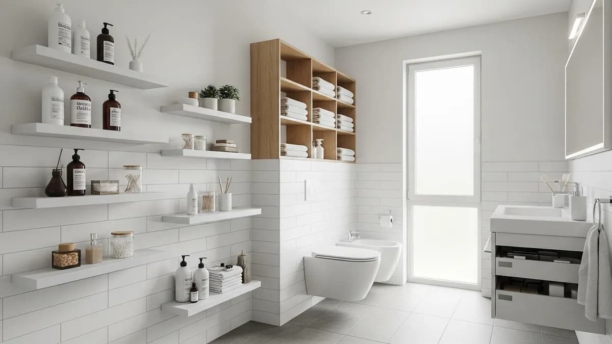 Bathroom Storage Ideas to Keep a Small Bathroom Tidy