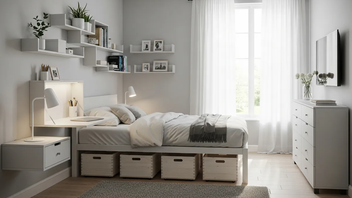 30+ Smart Storage Solutions for Small Bedrooms: Maximize Your Space in 2026