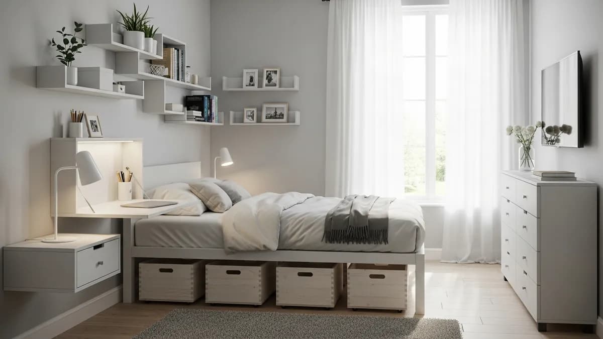30+ Smart Storage Solutions for Small Bedrooms: Maximize Your Space in 2026