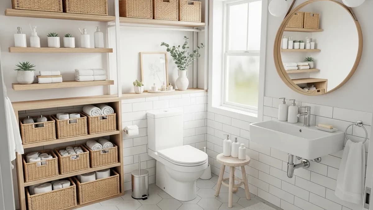 25+ Brilliant Storage Space Ideas for Small Bathroom: Maximize Every Inch in 2026