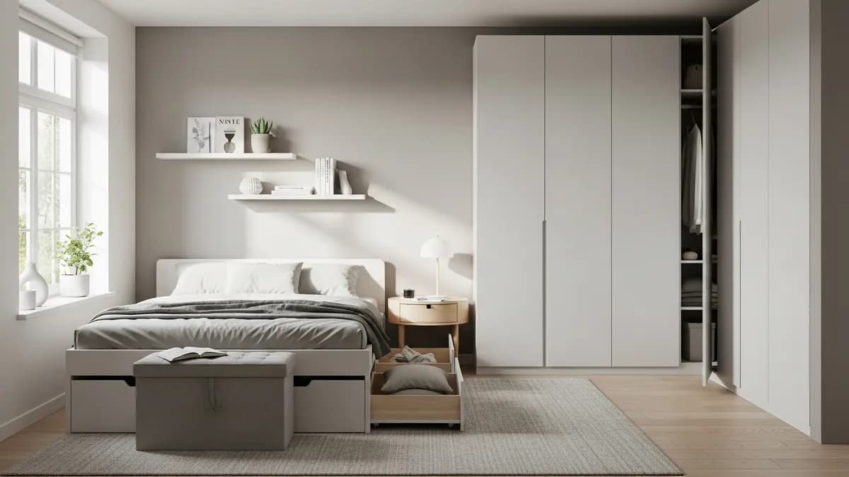 25+ Brilliant Storage Space Ideas for Small Bedroom: Maximize Every Inch in 2026