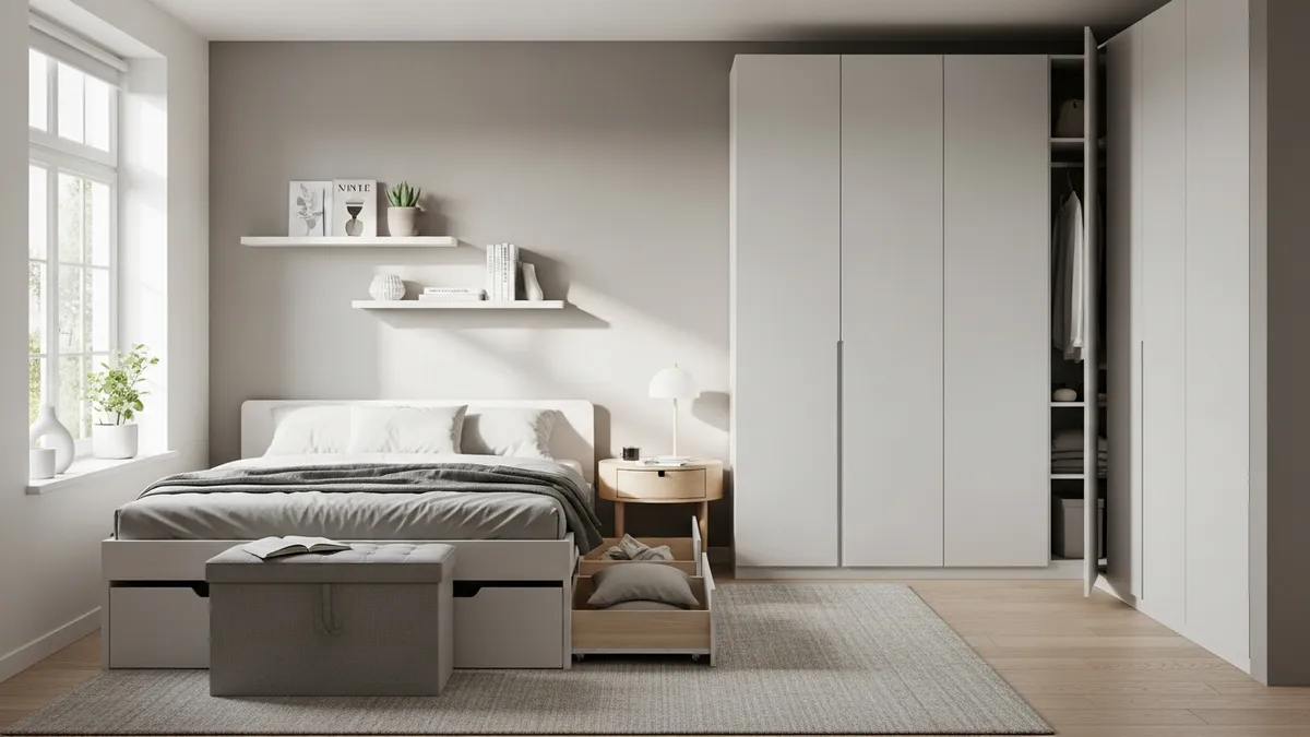 25+ Brilliant Storage Space Ideas for Small Bedroom: Maximize Every Inch in 2026