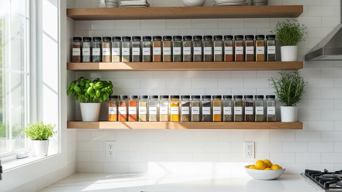 Beautiful Spice Containers for an Instagram-Worthy Kitchen