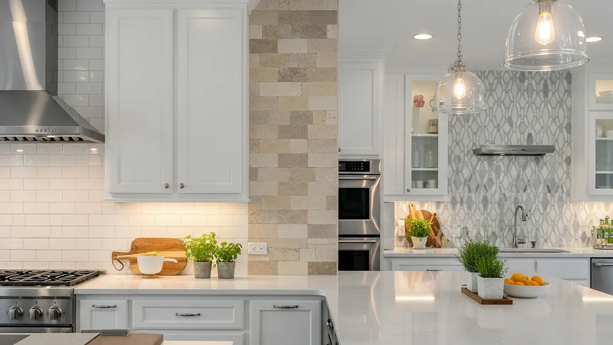 Beautiful kitchen backsplash designs with elegant tiles and modern aesthetic appeal