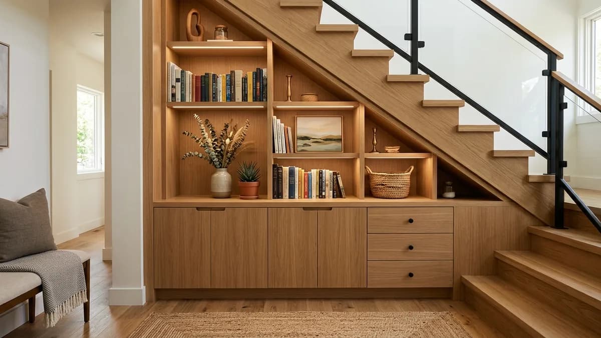 30+ Best Under Staircase Storage Ideas to Transform Dead Space in 2026
