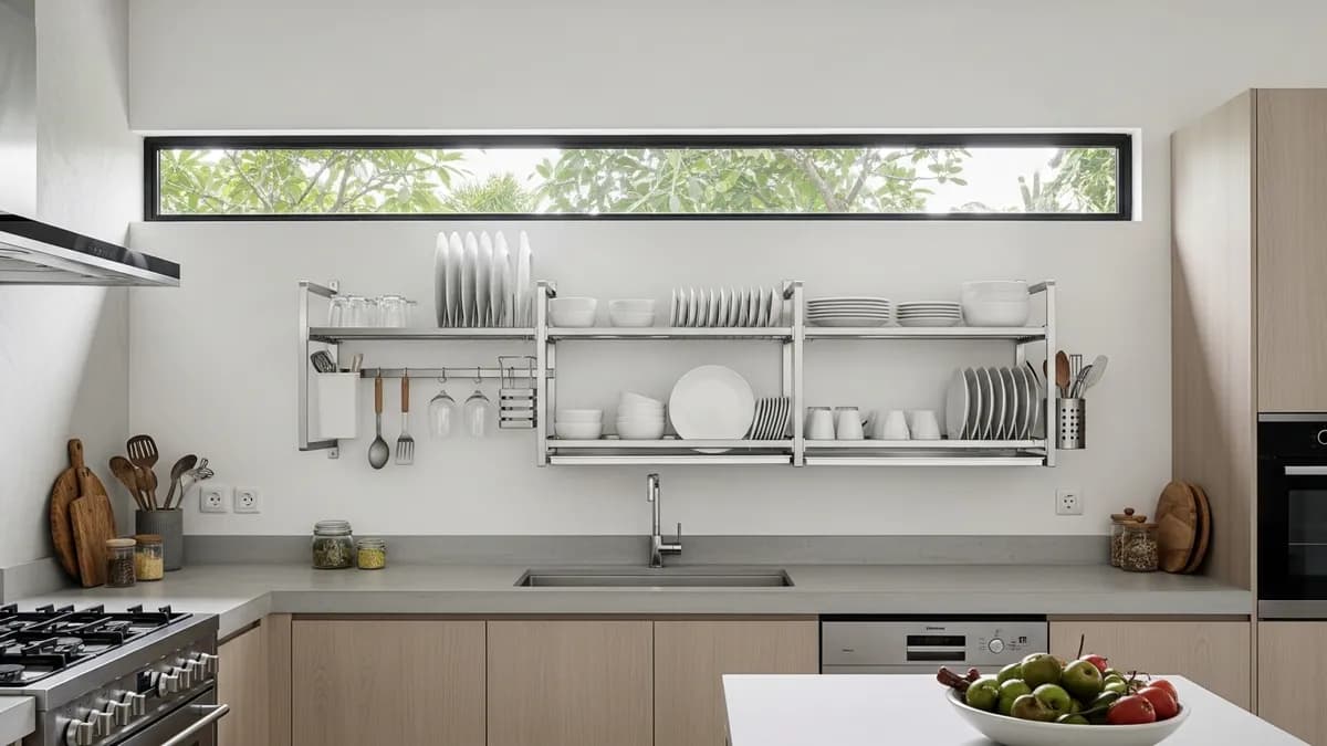 Wall Mounted Dish Rack: Panduan Lengkap Memilih Rak Piring Dinding Terbaik 2026
