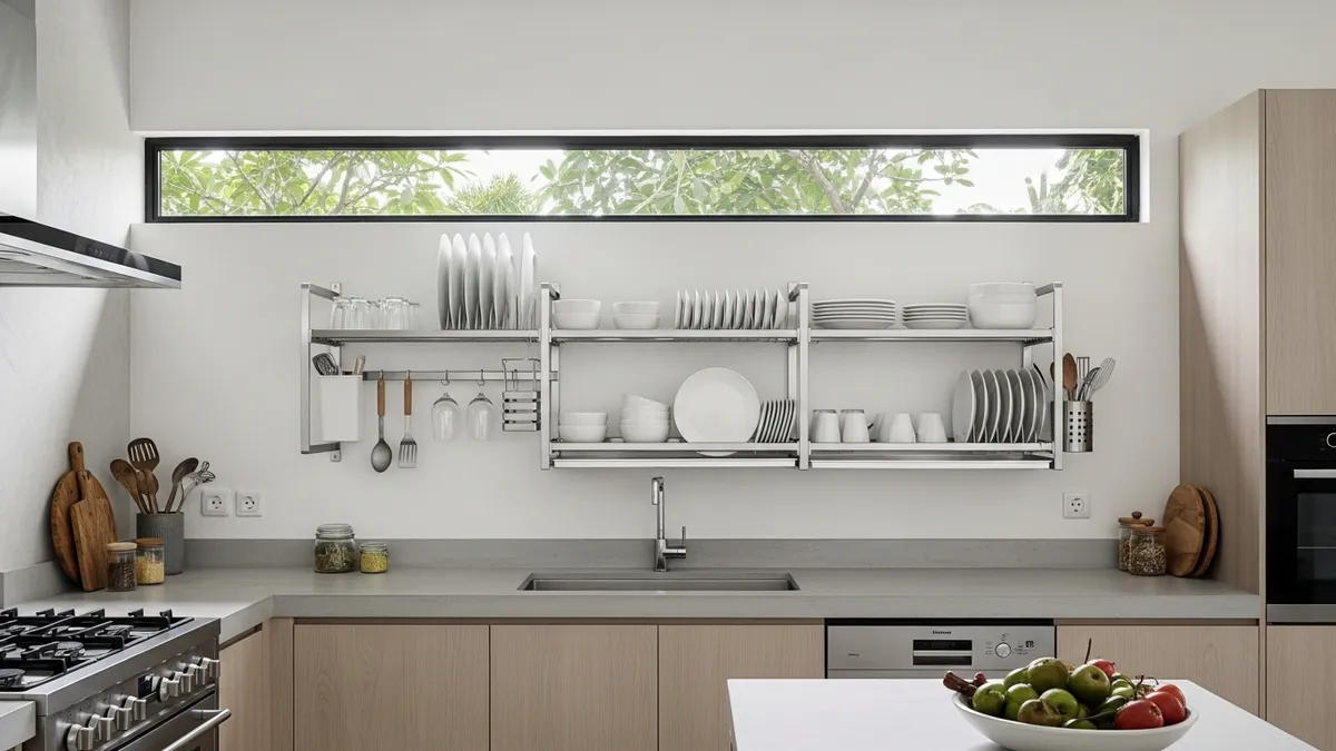 Wall Mounted Dish Rack: Panduan Lengkap Memilih Rak Piring Dinding Terbaik 2026