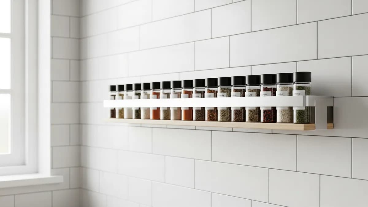 Wall Mounted Spice Rack: Panduan Lengkap Memilih Rak Bumbu Tempel Dinding Terbaik 2026