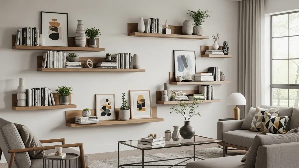 30+ Creative Wall Shelf Ideas Living Room: Transform Your Space with Style in 2026