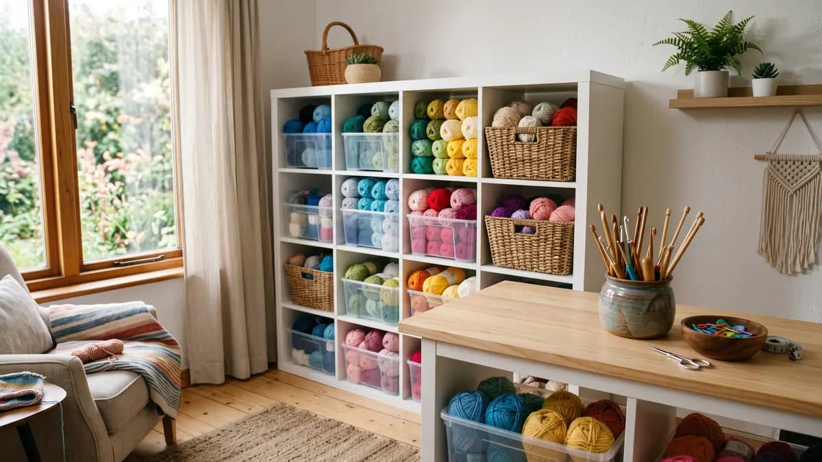 25+ Best Yarn Storage Ideas to Keep Your Craft Room Organized in 2026