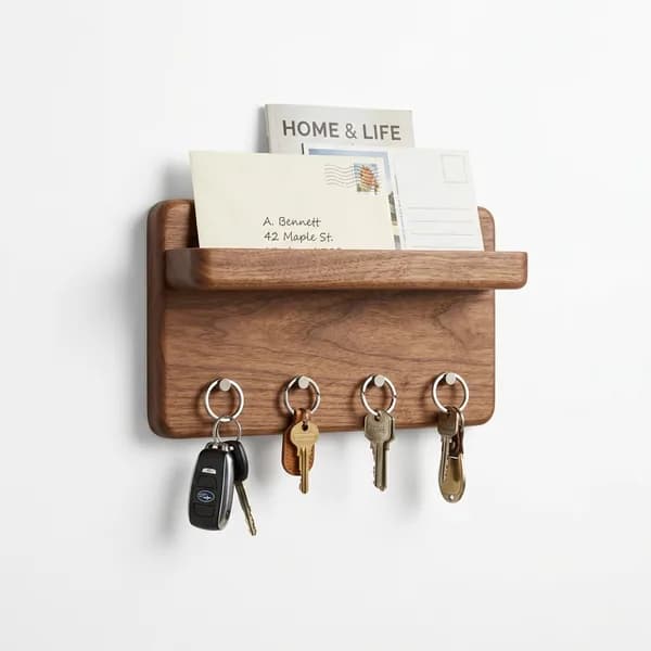 Main product photo: Magnetic Wall Key Holder for home organizers and home decor from Sesoris