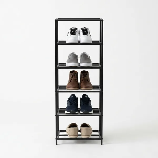 Foto produk utama Minimalist 5-Tier Shoe Rack untuk home organizer dan dekorasi rumah dari Sesoris