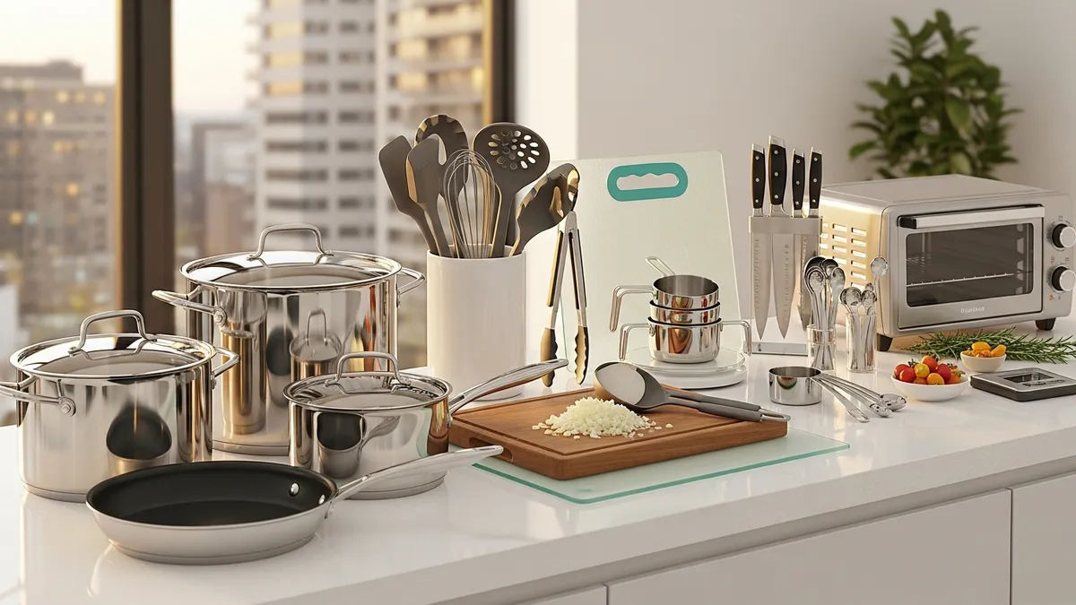 Essential cooking equipment and kitchen tools for newlyweds