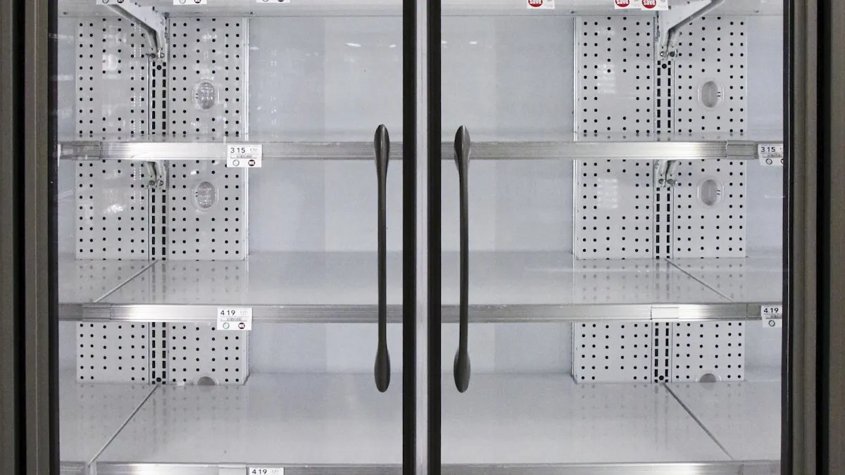 Various types of food containers made from glass, plastic, and stainless steel