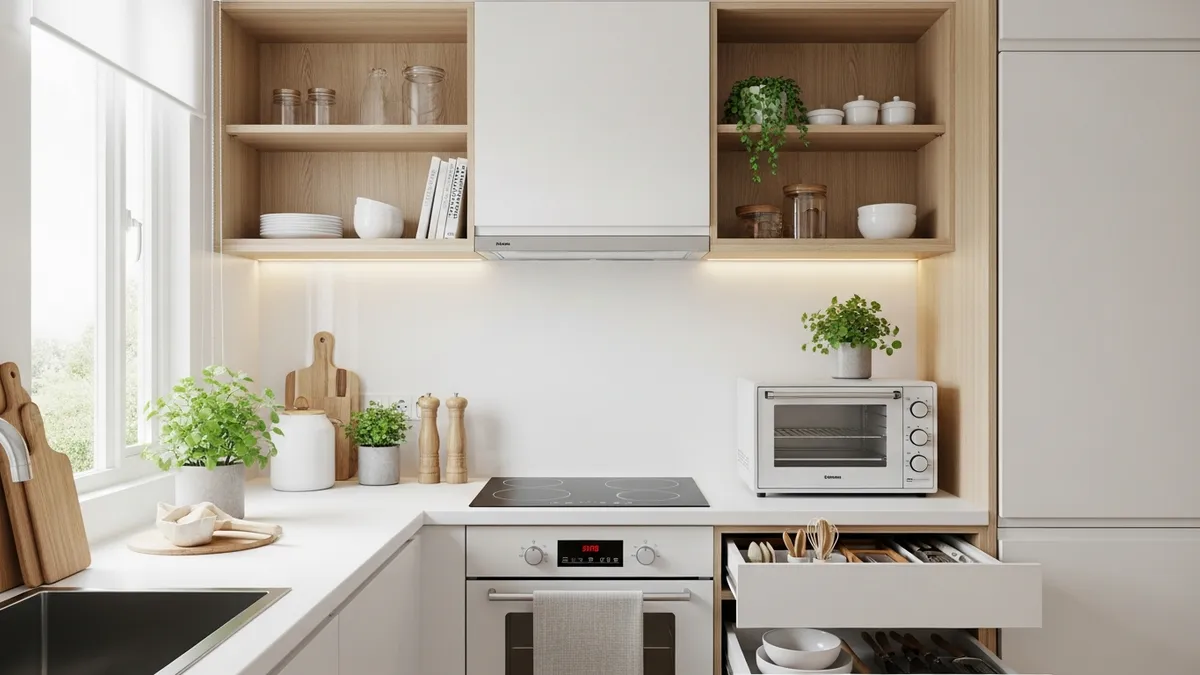 Minimalist kitchen set for small kitchens with affordable prices and modern design