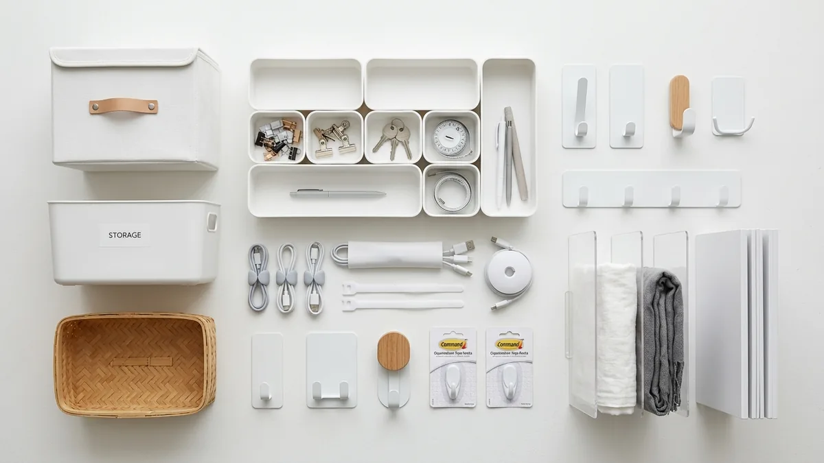 Various types of home organizers for every room in the house