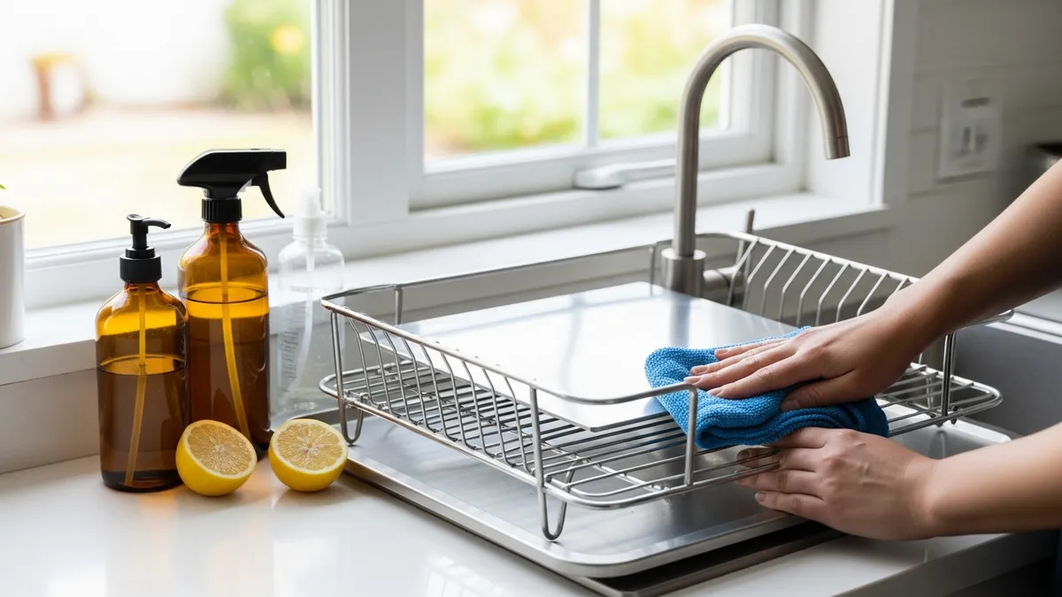 Proper maintenance and cleaning of mini aluminum dish rack