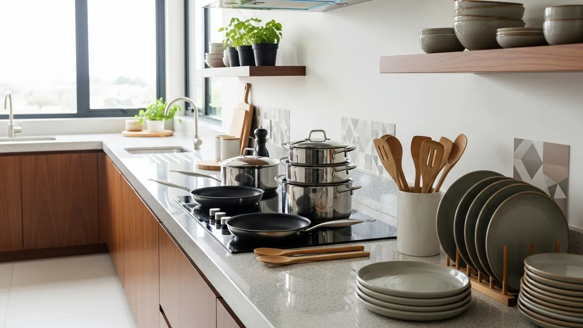 Collection of high-quality cookware for modern Indonesian kitchens