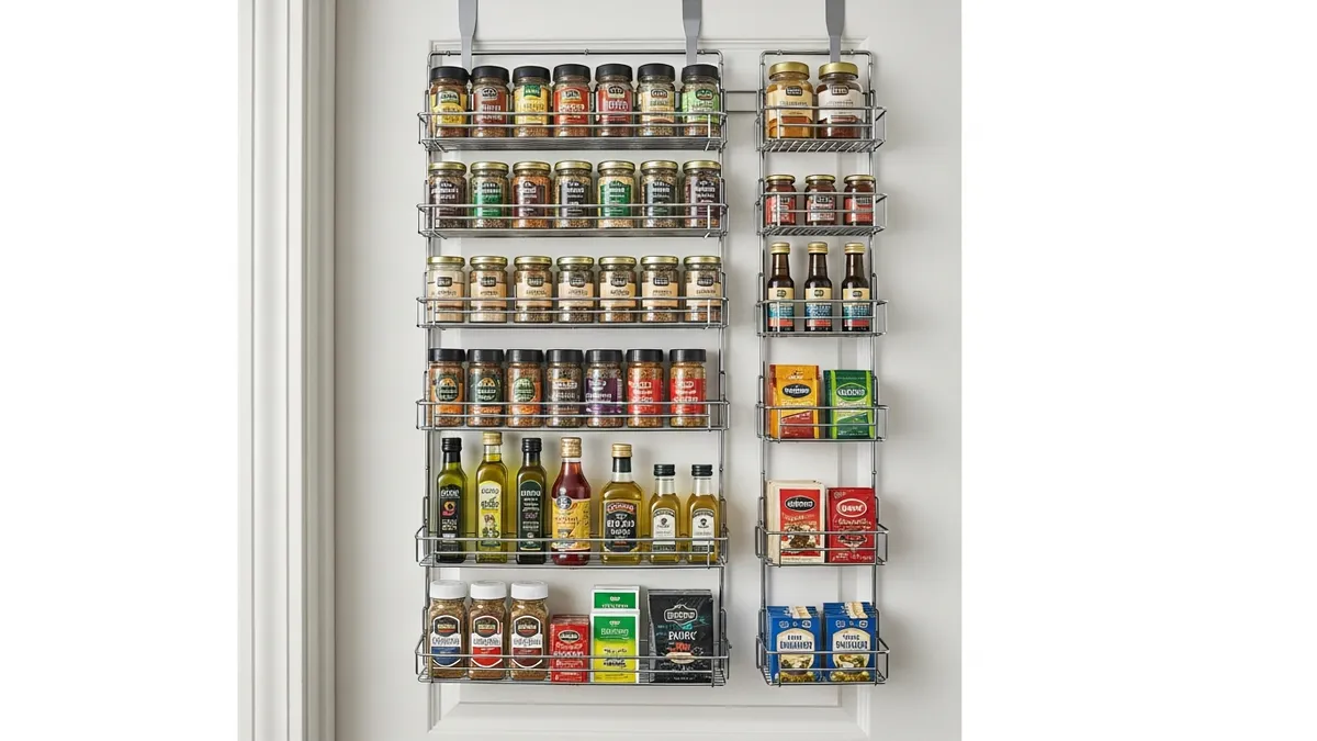 Over-door organizer ideas for small pantry storage solutions